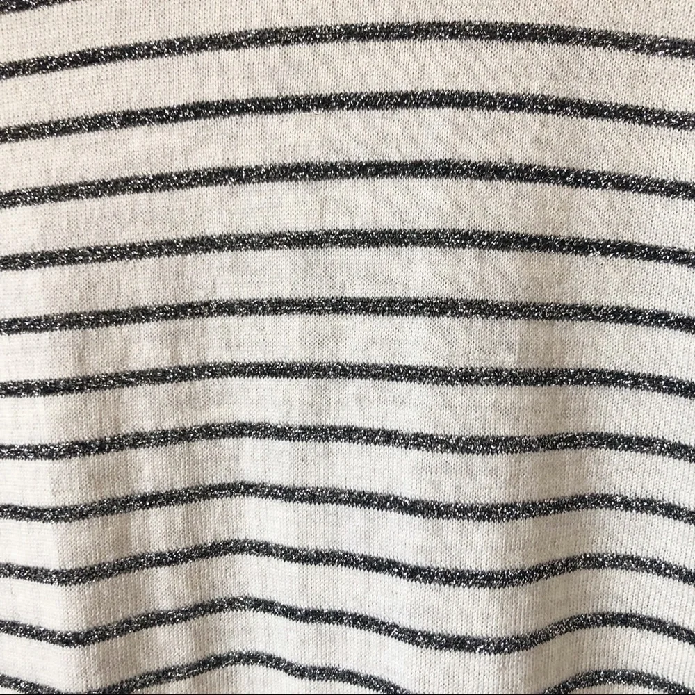 J. Crew Sparkle Striped Sweater